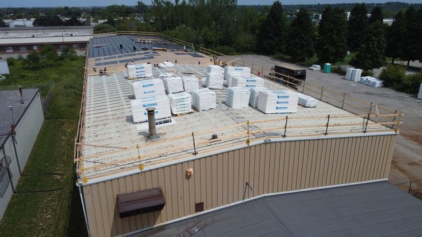 Industrial Metal Roof Repairs