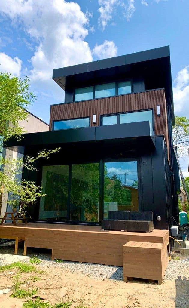 SMPL Design Studio Architecture -- DJP Homes Builder -- Standing Seam, Newtech Siding and ACM Panel