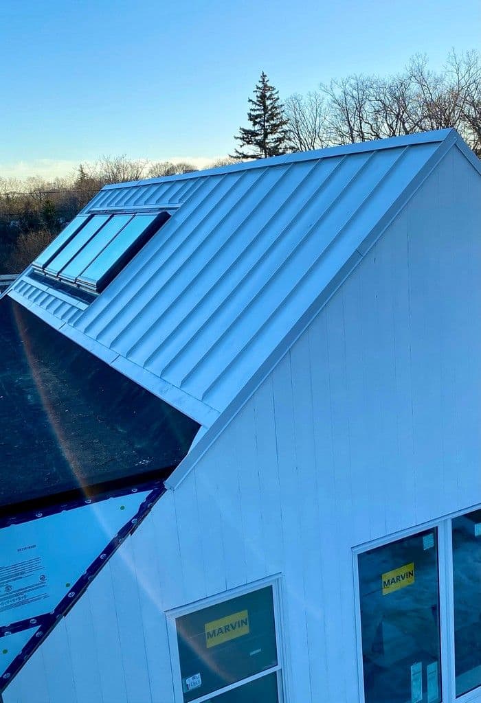 Standing Seam Panel Installation on Heath St Toronto