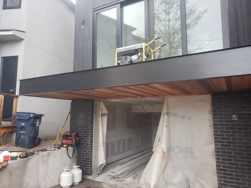 Steel I-Beam Fascia and Drip Edge Detail