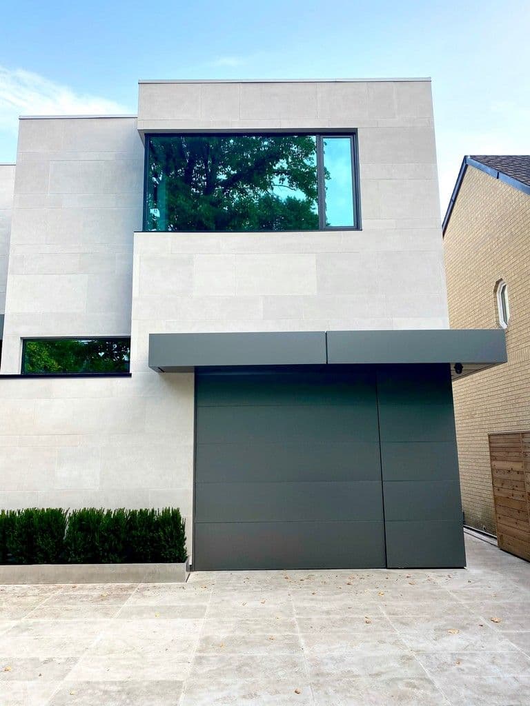 Hidden Garage Door and Fascia ACM Cladding for Shima Homes