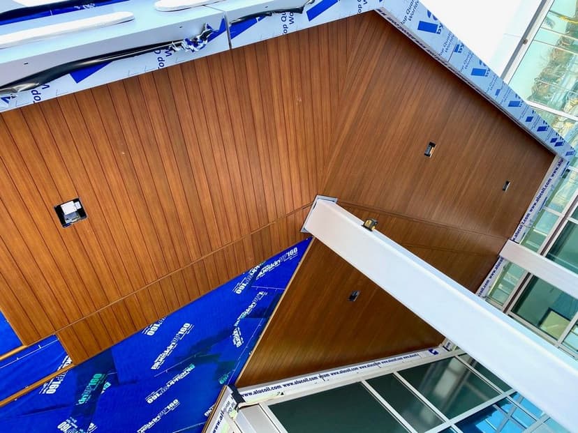 Longboard Soffit and ACM Panel Fascia Installation